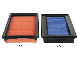 aFe Power - aFe Power Magnum FLOW OE Replacement Air Filter w/ Pro 5R Media (Pair) Infiniti Q50 V6-3.5L (V35) 14-18 / 14-15 V6-3.7L (V37) - 30-10273-MA - Image 3