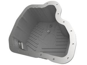 aFe Power - aFe POWER Street Series Engine Oil Pan Raw w/ Machined Fins GM Diesel Trucks 01-10 V8-6.6L (td) LB7/LLY/LBZ/LMM - 46-71070A - Image 3