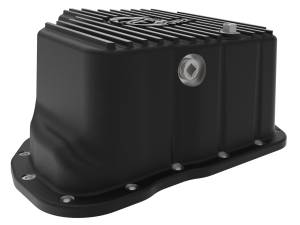 aFe Power - aFe POWER Pro Series Engine Oil Pan Black w/ Machined Fins GM Diesel Trucks 01-10 V8-6.6L (td) LB7/LLY/LBZ/LMM - 46-71070B - Image 5