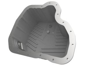 aFe Power - aFe POWER Street Series Engine Oil Pan Raw w/ Machined Fins GM Diesel Trucks 11-16 V8-6.6L (td) LML - 46-71080A - Image 3