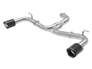 aFe Power - aFe Power MACH Force-Xp 3 IN to 2-1/2 IN Stainless Steel Axle-Back Exhaust System Carbon Volkswagen GTI (MKVII) 15-17 L4-2.0L (t) - 49-36417-C - Image 1