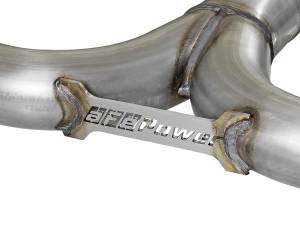 aFe Power - aFe Power MACH Force-Xp 3 IN to 2-1/2 IN Stainless Steel Axle-Back Exhaust System Polished Volkswagen GTI (MKVII) 15-17 L4-2.0L (t) - 49-36417-P - Image 3