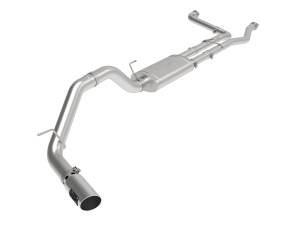 aFe Power - aFe Power MACH Force-XP 3 IN to 4 IN 409 Stainless Steel Cat-Back Exhaust System Polished Nissan Titan XD 16-19 V8-5.6L - 49-46135-P - Image 1