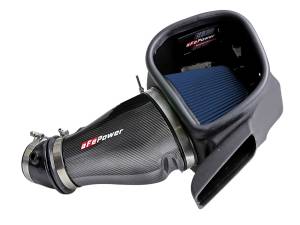 aFe Power Track Series Stage-2 Carbon Fiber Intake System w/ Pro 5R Filter Jeep Grand Cherokee Trackhawk (WK2) 2018 V8-6.2L (sc) - 57-10002R