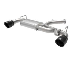 aFe Power - aFe Power Takeda 3 IN 304 Stainless Steel Axle-Back Exhaust System w/ Black Tips Hyundai Veloster N 19-20 L4-2.0L (t) - 49-37007-B - Image 1