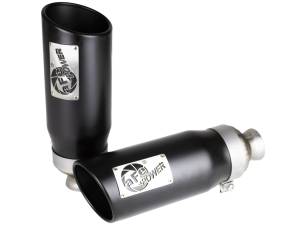 aFe Power - aFe Power MACH Force-Xp 409 Stainless Steel OE Replacement Exhaust Tip Black RAM 1500 (DT) 19-23 V8-5.7L HEMI - 49C42073-B - Image 1