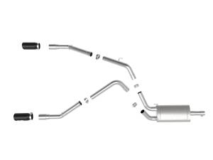 aFe Power - aFe Power Apollo GT Series 3 IN 409 Stainless Steel Cat-Back Exhaust System w/ Black Tip Dodge/RAM 1500 09-18 / RAM 1500 Classic 19-23 V8-5.7L HEMI - 49-42074-B - Image 4