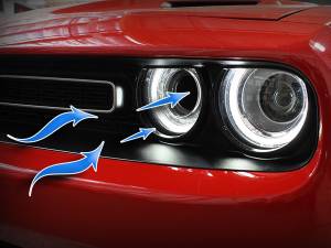 aFe Power - aFe POWER Dynamic Air Scoop D.A.S. Dodge Challenger 19-23 V8-6.4L HEMI - 50-70009S - Image 5