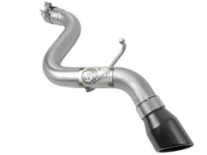 aFe Power MACH Force-Xp 409 Stainless Steel Axle-Back Exhaust System w/Black Tip Jeep Wrangler (JL) 18-23 L4-2.0L (t)/V6-3.6L - 49-48070-1B