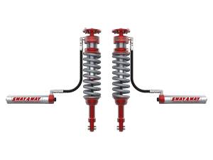 aFe Power - aFe Power Sway-A-Way 3.0 Front Coilover Kit w/ Remote Reservoir and Compression Adjuster Ford F-150 Raptor 17-19 V6-3.5L (tt) - 301-5000-02-CA - Image 1