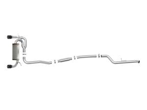 aFe Power - aFe Power MACH Force-XP 3 IN to 2-1/2 IN 304 Stainless Steel Cat-Back Exhaust Black BMW M235i (F22/23) 14-16 L6-3.0L (t) N55 - 49-36347-B - Image 3