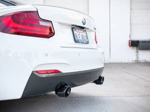 aFe Power - aFe Power MACH Force-XP 3 IN to 2-1/2 IN 304 Stainless Steel Cat-Back Exhaust Black BMW M235i (F22/23) 14-16 L6-3.0L (t) N55 - 49-36347-B - Image 4