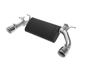 aFe Power - aFe Power MACH Force-XP 3 IN to 2-1/2 IN 304 Stainless Steel Axle-Back Exhaust Polished BMW M235i (F22/23) 14-16 L6-3.0L (t) N55 - 49-36348-P - Image 1