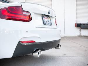 aFe Power - aFe Power MACH Force-XP 3 IN to 2-1/2 IN 304 Stainless Steel Axle-Back Exhaust Polished BMW M235i (F22/23) 14-16 L6-3.0L (t) N55 - 49-36348-P - Image 3