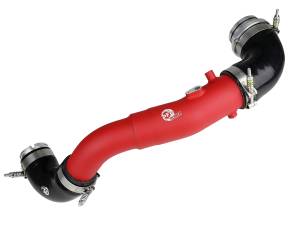 aFe Power - aFe Power BladeRunner 2-1/2 IN Aluminum Hot Charge Pipe Red Toyota GR Supra (A90) 20-23 L6-3.0L (t) - 46-20398-R - Image 1