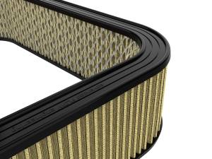 aFe Power - aFe Power Magnum FLOW Round Racing Air Filter w/ Pro GUARD 7 Media 20-1/4 IN L x 16-3/8 IN W x 5-1/4 IN H w/ Expanded Metal - 18-87005 - Image 3