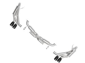 aFe Power - aFe Power MACH Force-Xp 2-1/2 IN 304 Stainless Steel Cat-Back Exhaust w/Black Tips Porsche 911 Carrera (991) 12-16 H6-3.8L - 49-36406-1B - Image 2