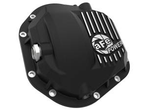 aFe Power - aFe Power Pro Series Dana 60 Front Differential Cover Black w/ Machined Fins & Gear Oil Ford F-250/F-350 17-23 (Dana 60) - 46-71101B - Image 2