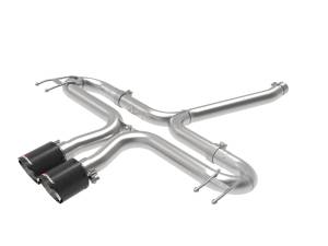 aFe Power - aFe Power Takeda 2-1/2 IN 304 Stainless Steel Axle-Back Exhaust System w/ Carbon Fiber Tip Honda Civic Sport 17-21 L4-1.5L (t) - 49-36625-C - Image 1