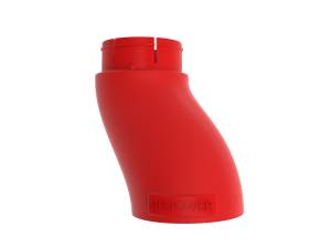 aFe Power - aFe POWER Dynamic Air Scoop D.A.S. Red Dodge Challenger 15-23 V6-3.6L/V8-5.7L/6.4L/6.2L (sc) HEMI - 54-72203-SR - Image 3