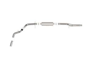 aFe Power - aFe Power Apollo GT Series 4 IN 409 Stainless Steel Cat-Back Exhaust System w/ Polish Tip GM Silverado/Sierra 1500 14-18 V8-6.2L - 49-44116-P - Image 5