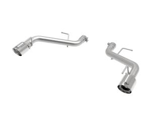 aFe Power - aFe Power MACH Force-Xp 2-1/2 IN 409 Stainless Steel Axle-Back Exhaust System Polished Chevrolet Camaro SS 16-23 V8-6.2L - 49-44118-P - Image 1