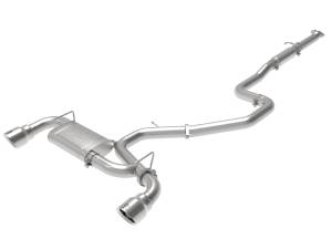 aFe Power - aFe Power Takeda-ST 3 IN 304 Stainless Steel Cat-Back Exhaust System w/ Polished Tips Hyundai Veloster N 19-20 L4-2.0L (t) - 49-37010-P - Image 1