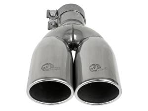 aFe Power - aFe Power MACH Force-Xp 304 Stainless Steel Clamp-on Exhaust Tip Polished 2-1/2 IN Inlet x 3-1/2 IN Outlet X 12 IN L - 49T25374-P12 - Image 3