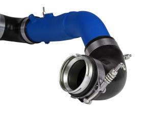 aFe Power - aFe Power BladeRunner 2-1/2 IN to 3 IN Aluminum Hot-Side Charge Pipe Blue BMW Z4 M40i (G29) 20-23 L6-3.0L (t) B58 - 46-20408-L - Image 5