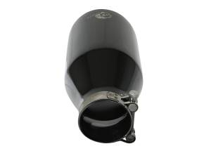 aFe Power - aFe Power MACH Force-Xp 409 Stainless Steel Clamp-on Exhaust Tip Black 2-1/2 IN Inlet x 4-1/2 IN Outlet x 9 IN L - 49T25454-B091 - Image 4