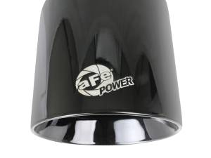 aFe Power - aFe Power MACH Force-Xp 409 Stainless Steel Clamp-on Exhaust Tip Black 2-1/2 IN Inlet x 4-1/2 IN Outlet x 9 IN L - 49T25454-B091 - Image 5