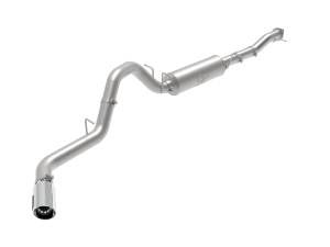 aFe Power - aFe Power Apollo GT Series 4 IN 409 Stainless Steel Cat-Back Exhaust System w/ Polish Tip GM 2500/3500HD 20-23 V8-6.6L L8T - 49-44122-P - Image 1