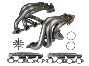 aFe Power - aFe Power Twisted Steel 1-7/8 IN to 2-3/4 IN 304 Stainless Headers w/ Raw Finish Chevrolet Corvette (C8) 20-23 V8-6.2L - 48-34148 - Image 2