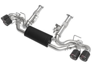 aFe Power - aFe Power MACH Force-Xp Cat-Back Exhaust w/ NPP Exhaust Valve Carbon Fiber Tip Chevrolet Corvette (C8) 20-23 V8-6.2L - 49-34124-C - Image 1