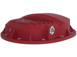 aFe Power - aFe Power Pro Series Rear Differential Cover Red w/ Machined Fins GM Gas Trucks/SUV's 19-24 (GMCH 9.5) - 46-71140R - Image 4