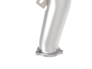 aFe Power - aFe Power Twisted Steel Down Pipe 3 IN 304 Stainless Steel w/ Cat Audi A4/A5 (B8) 09-16 L4-2.0L (t) - 48-36410-YC - Image 3