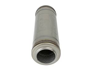 aFe Power - aFe Power MACH Force-Xp 304 Stainless Steel Muffler 3 IN ID Center/Center x 5 IN Dia. x 14 IN L - Round Body - 49M30049 - Image 3