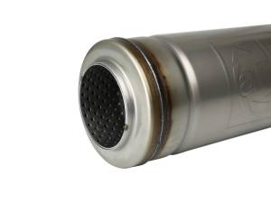 aFe Power - aFe Power MACH Force-Xp 304 Stainless Steel Muffler 3 IN ID Center/Center x 5 IN Dia. x 14 IN L - Round Body - 49M30049 - Image 4