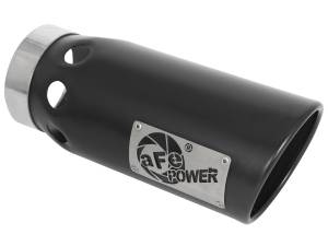 aFe Power - aFe Power Large Bore-HD 5 IN 409 Stainless Steel DPF-Back Exhaust System w/Black Tip GM Diesel Trucks 22-23 V8-6.6L (td) L5P - 49-44125-B - Image 2