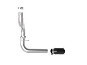 aFe Power - aFe Power Large Bore-HD 3 IN 304 Stainless Steel DPF-Back Exhaust System w/Black Tip Jeep Wrangler (JL) 20-23 V6-3.0L (td) EcoDiesel - 49-38092-B - Image 3