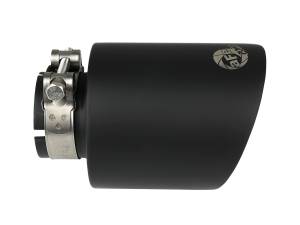 aFe Power - aFe Power MACH Force-Xp 304 Stainless Steel Clamp-on Exhaust Tip Black Velvet 2-1/2 IN Inlet x 4-1/2 IN Outlet x 7 IN L - 49T25454-B072 - Image 2