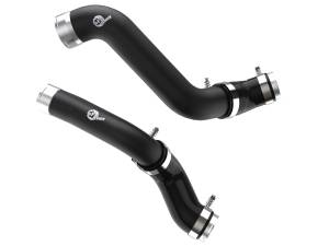 aFe Power BladeRunner 2-1/2 IN to 3 IN Aluminum Hot and Cold Charge Pipe Kit Black GM Silverado/Sierra 1500 19-23 L4-2.7L (t) - 46-20424-B