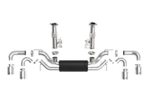 aFe Power - aFe Power MACH Force-Xp Cat-Back Exhaust w/o NPP Exhaust Valve Polished Tip Chevrolet Corvette (C8) 20-23 V8-6.2L - 49-34127-P - Image 2