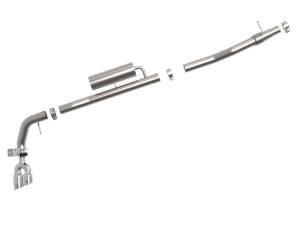 aFe Power - aFe Power Rebel Series 3 IN 304 Stainless Steel Cat-Back Exhaust System w/ Polished Tips Ford Ranger 19-23 L4-2.3L (t) - 49-33119-P - Image 3