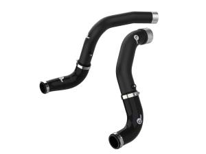 aFe Power BladeRunner 3 IN Aluminum Hot and Cold Charge Pipe Kit Black Jeep Wrangler (JL) 20-23 V6-3.0L (td) EcoDiesel - 46-20434-B