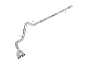 aFe Power Rebel XD Series 3 IN 304 Stainless Steel DPF-Back Exhaust w/Dual Polished Tips GM Trucks 20-22 L6-3.0L (td) LM2 - 49-34129-P