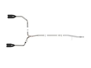 aFe Power - aFe Power Vulcan Series 3 IN 304 Stainless Steel DPF-Back Exhaust System w/Black Tip GM Trucks 20-22 L6-3.0L (td) LM2 - 49-34130-B - Image 4