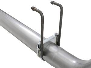 aFe Power - aFe Power Rebel XD Series 4 IN 409 Stainless Steel DPF-Back Exhaust w/Dual Black Tips Ford Diesel Trucks 11-14 V8-6.7L (td) - 49-43121-B - Image 3