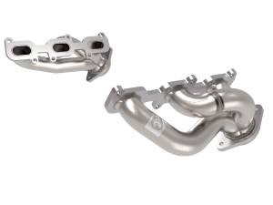 aFe Power - aFe Power Twisted Steel 409 Stainless Steel Shorty Header Ford Mustang 11-17 V6-3.7L - 48-43031 - Image 1