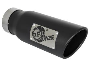 aFe Power - aFe Power Gemini XV 3 IN 304 Stainless Steel Cat-Back Exhaust System w/ Cut-Out Black GM Trucks 14-19 V6-4.3L/V8-5.3L - 49-34132-B - Image 3